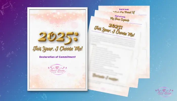 2025 self-commitment declaration with reflection pages